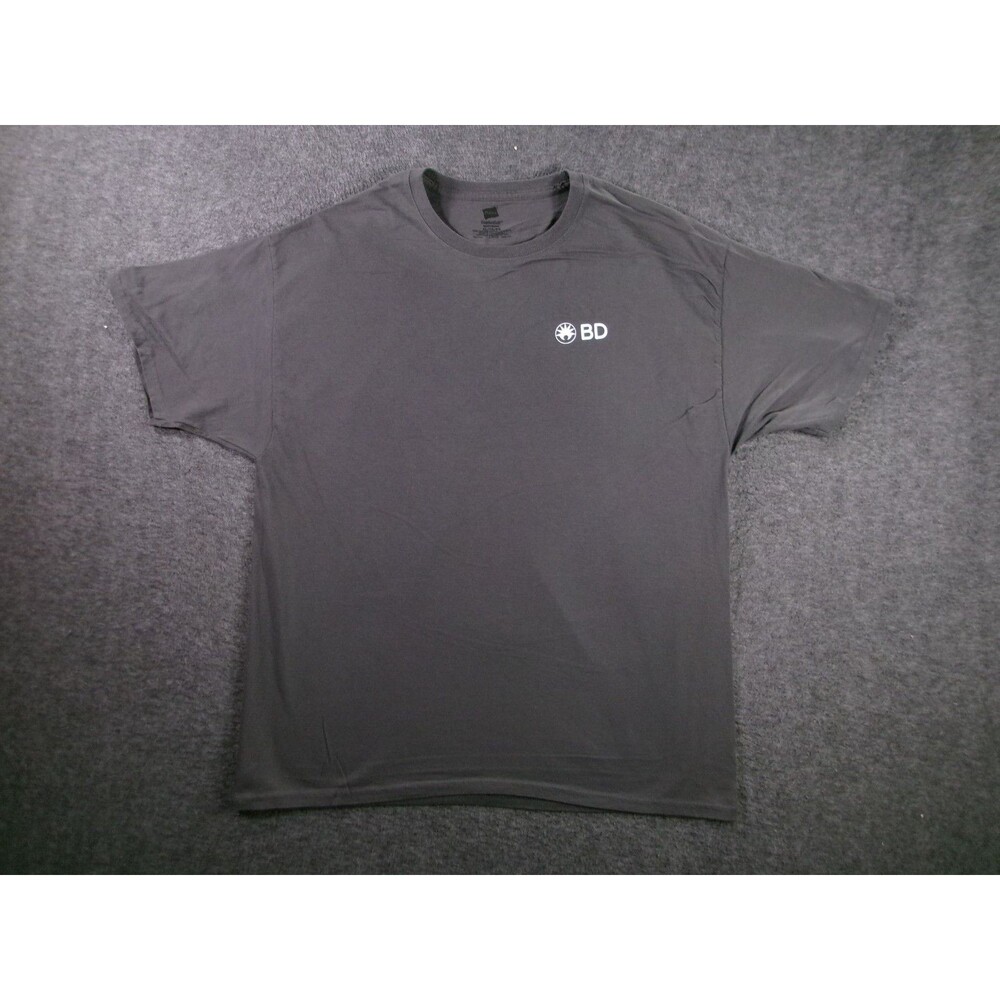 Becton Dickinson Shirt Mens XL Black Volunteer BD Logo Short Sleeve ComfortSoft